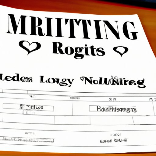 A Look at the Laws Around Marrying Young