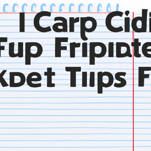 Provide Tips for Finding Capital and Financing