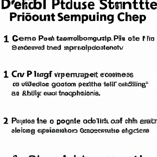 Steps to Applying for a PhD in Computer Science