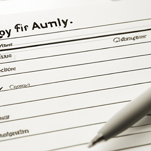 Fill Out Any Required Forms