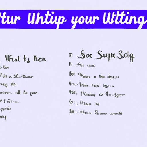 How to Write and Use a Script