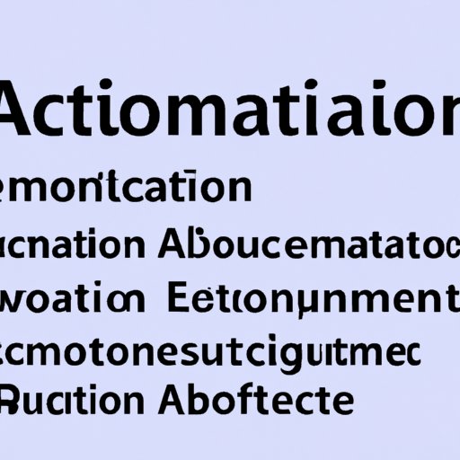Identifying Areas of Work to Automate