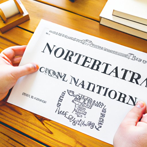 Receive Your Notary Commission Certificate