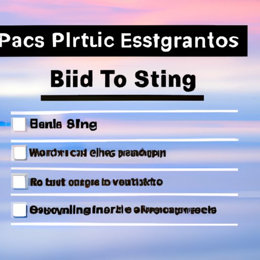 Understand the Basic Principles of Editing