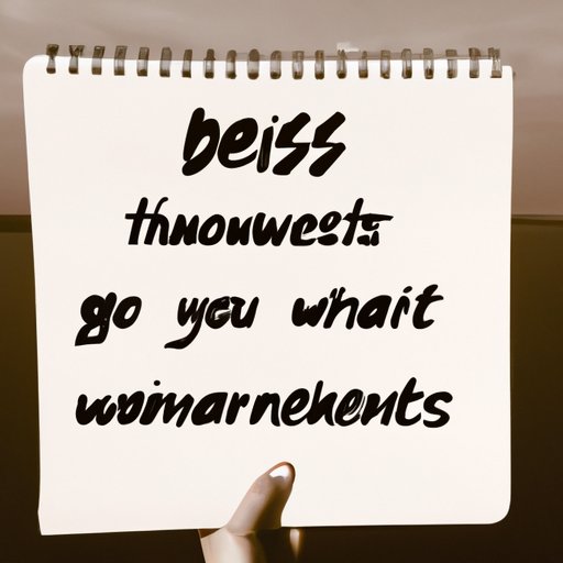 Know Your Strengths and Weaknesses