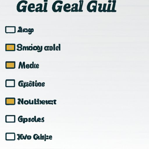 Set Clear Goals and Objectives