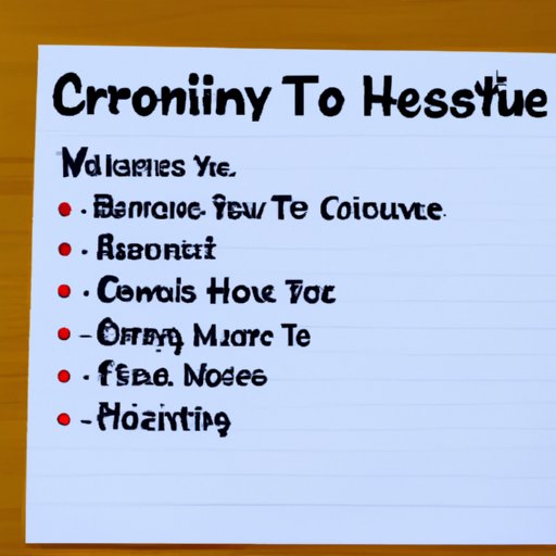 Create a Confidence and Humility Checklist