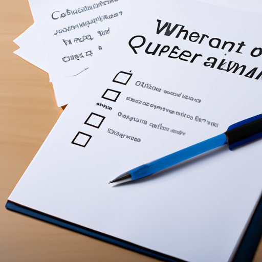 Prepare Answers to Common Interview Questions