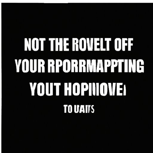 Surround Yourself With Motivated People