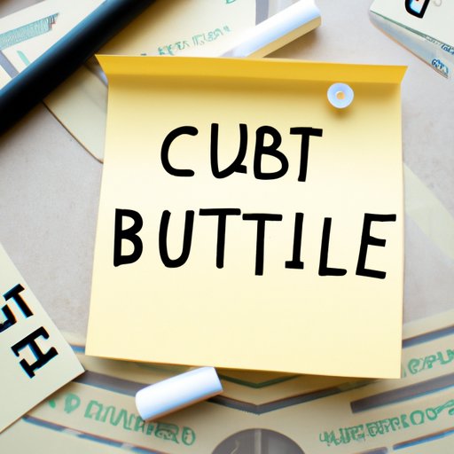 Create and Stick to a Budget