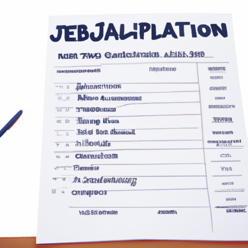 Overview of the Job Requirements