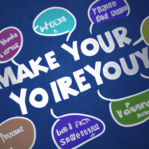 Market Yourself and Your Services