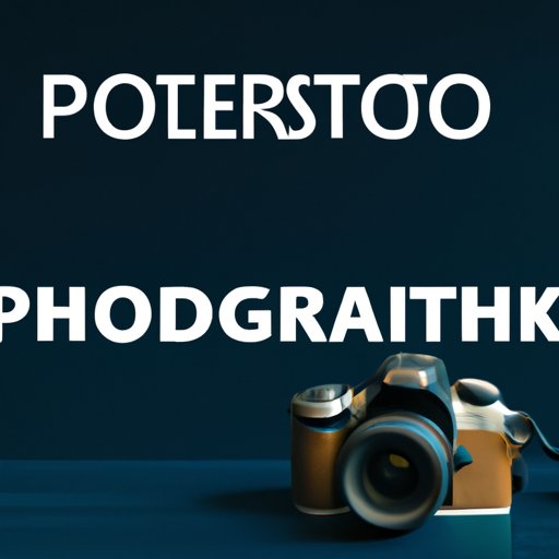 Build a Portfolio and Network with Other Photographers