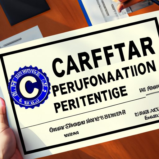 Get Certified by a Professional Organization