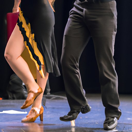 Showcasing Professional Dancers Performing the Two Step
