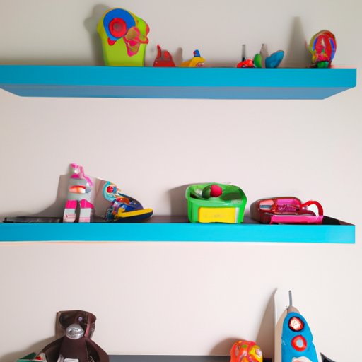 Utilize Wall Space for Toy Storage