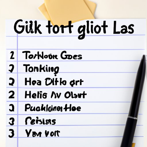 Make a List of Your Clutter