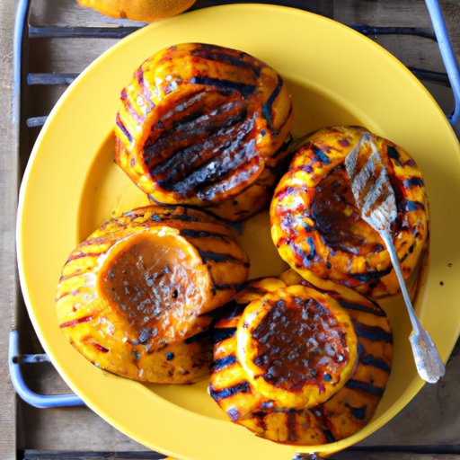 Grilled Acorn Squash with Honey and Cinnamon