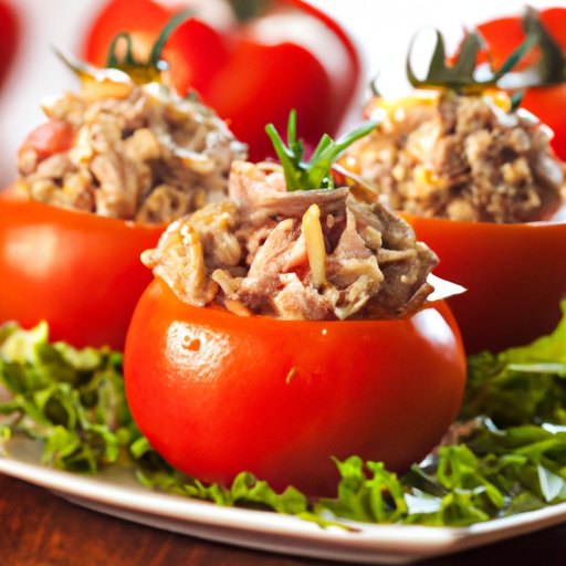 Stuff Tomatoes with Tuna Salad