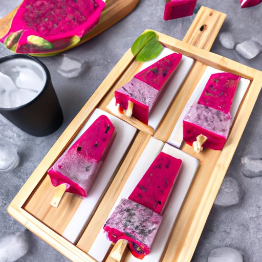 Make Popsicles with Dragon Fruit Juice