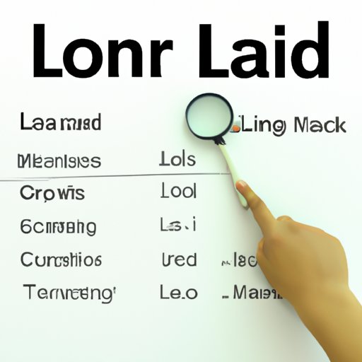 Research the Different Types of Loans Available