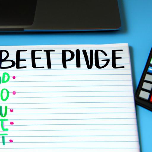 Create a Budget to Make Room for Repayment