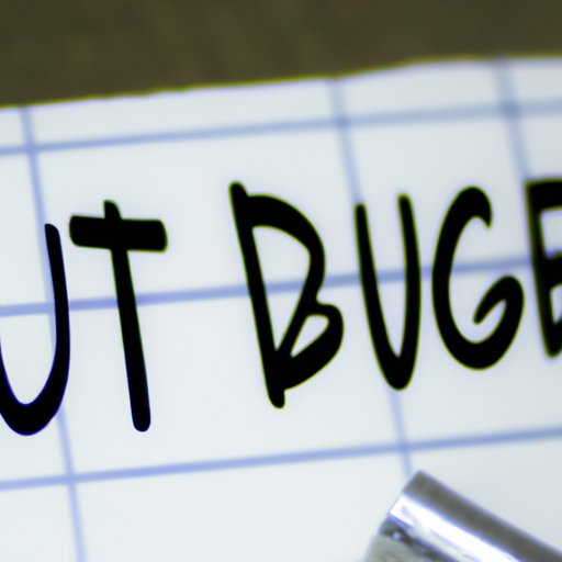 Set a Budget and Stick to It