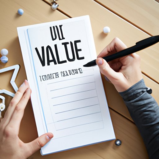 Make a List of Your Values and Beliefs