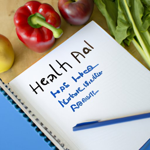 Develop a Healthy Eating Plan