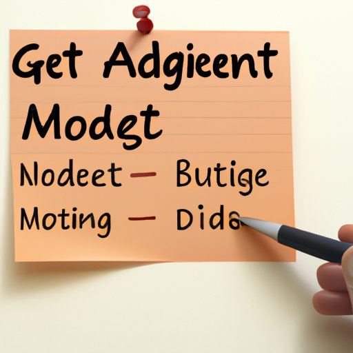 Develop a Budget and Stick to It