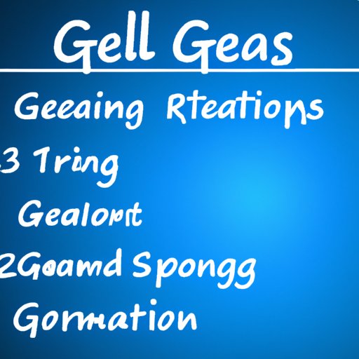 Set Clear Goals and Expectations