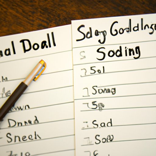 Keeping Track of Your Spending Habits and Setting Goals for Saving