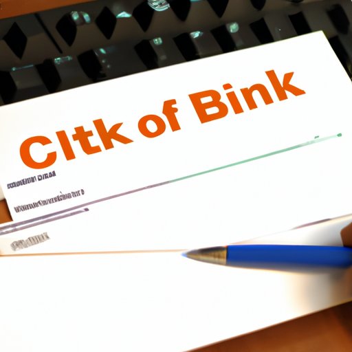 Send an Email to Citibank