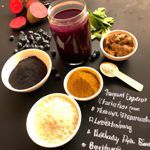 Highlight Superfoods and Their Nutritional Benefits in Making a Health Potion