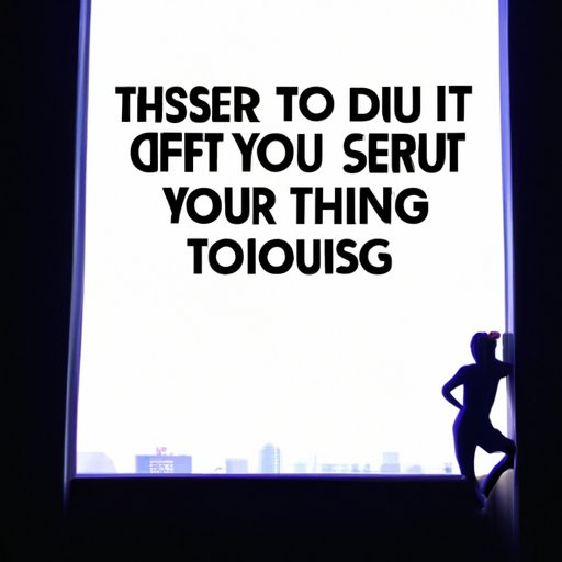 Push Yourself Out of Your Comfort Zone