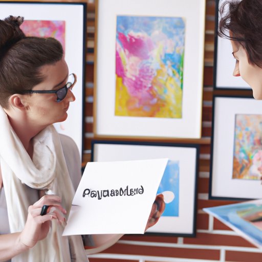 Offer Advice on Creating a Portfolio of Artwork