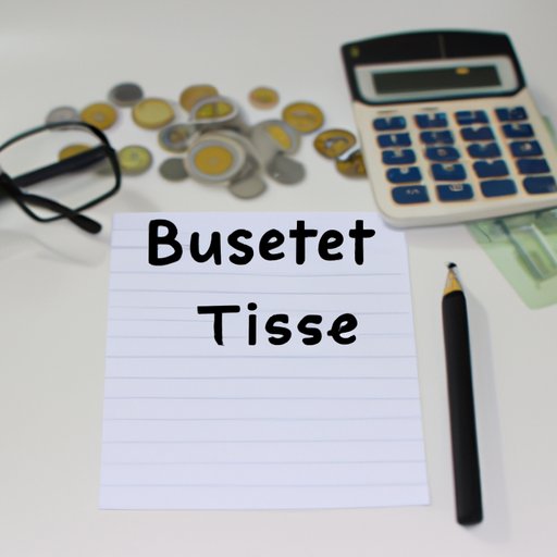 Estimate the Cost of the Trip and Create a Budget