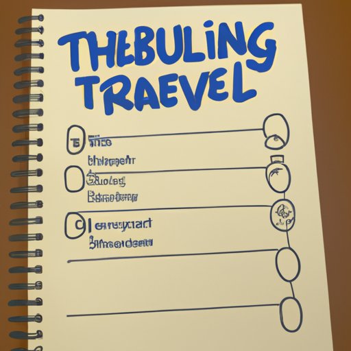 Outline your itinerary and activities