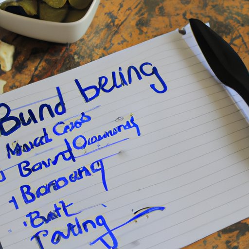 Create a budget for food and activities