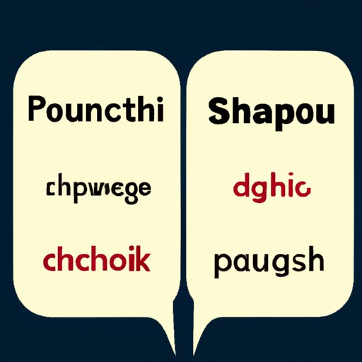 Comparing the Pronunciation of Words in Different Cultures