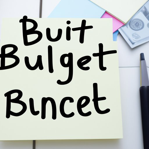 Create a Budget and Stick to It