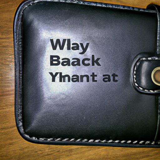 Back Up Your Wallet Regularly