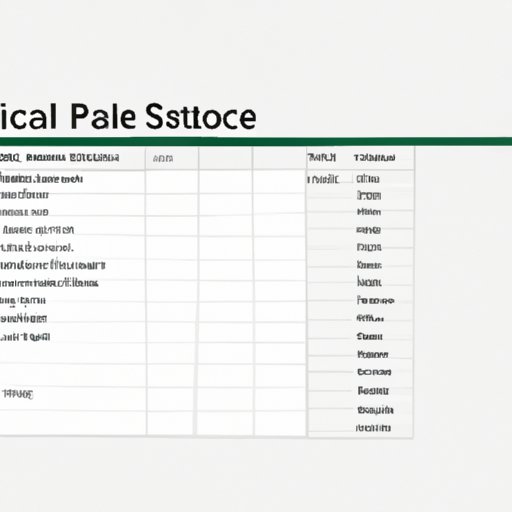 Create a Personal Financial Statement in Excel