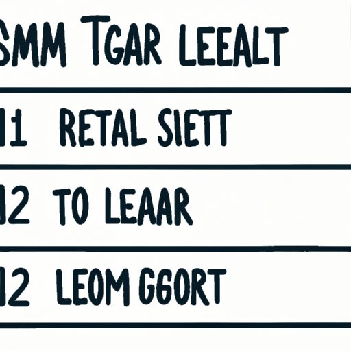 Set Short and Long Term Goals