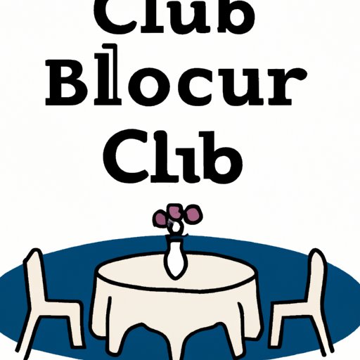 Find a Venue for the Book Club