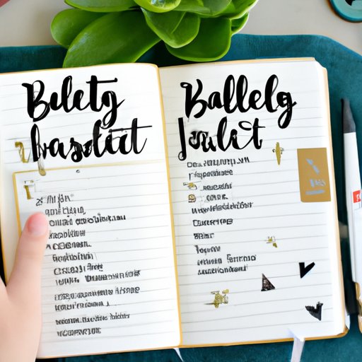 Tips for Staying Organized with a Bullet Journal