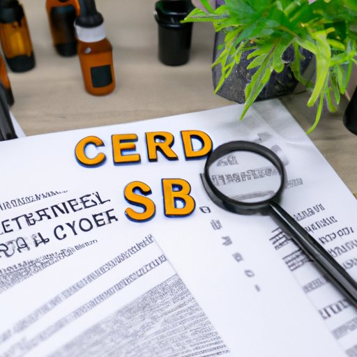 Research the SC Laws and Regulations for Selling CBD
