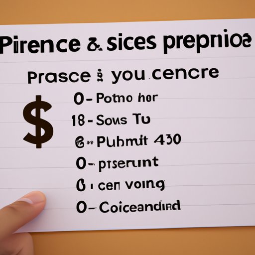 Describe How to Set Prices for Your Services