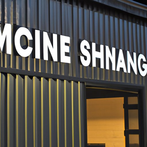 Definition of a Machine Shop