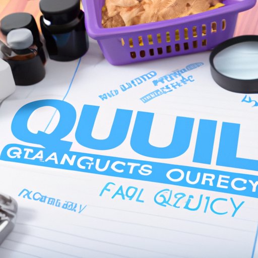 Source Quality Ingredients and Supplies